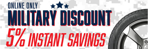 5 Percent Military Discount Promo Reg?$PromoHero$