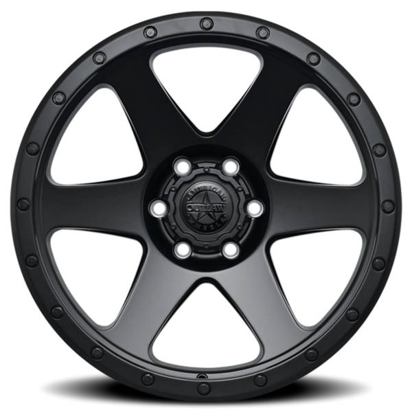 American Outlaw Sidewinder side product medium 17  X8.5   6-139.70 -10 BKMTBL