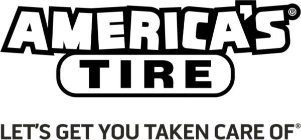 America's Tire One Color Tagline logo
