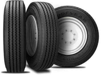 Goodyear G114 tire with 3 view angles