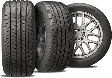 Arizonian Silver Edition All-Season tire with 3 view angle
