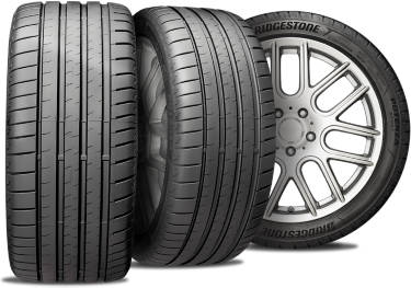 Bridgestone Potenza Sport with 3 view angles