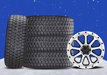 Bridgestone Blizzak DM-V2 and American Outlaw Gun Slinger wheel and tire package