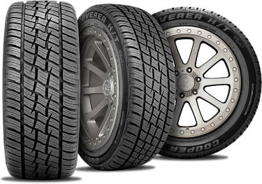 Cooper Discoverer HT Plus tire with 3 view angles