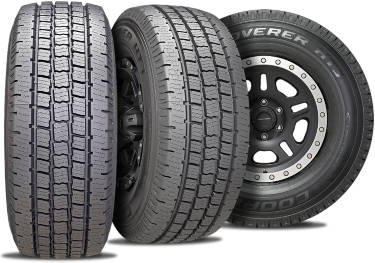 Cooper Discoverer HT3 tire with 3 view angles