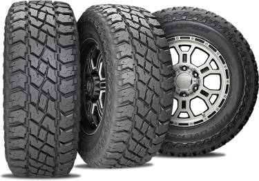 Cooper Discoverer ST MAXX tire with 3 view angles