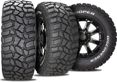 Cooper Discoverer STT Pro tire with 3 view angle