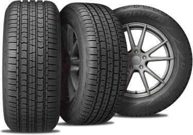 Cooper Discoverer Enduramax tire with three view angles