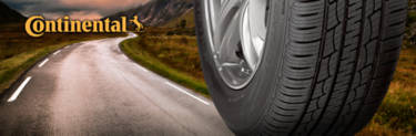 Continental exclusive tire: Continental Control Contact Tour A/S Plus on a dirt road