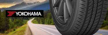 Yokohama exclusive tire: Yokohama YK-GTX All Season on a sunset mountain highway