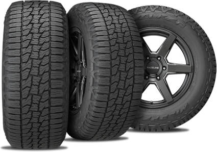 falken wildpeak at trail tire with three view angles