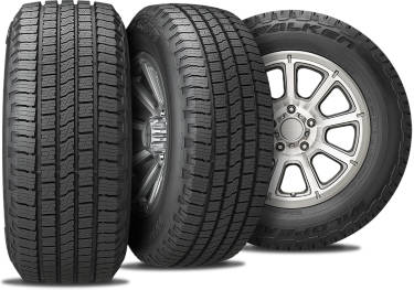 Falken Wildpeak H/T02 tire with 3-view angles