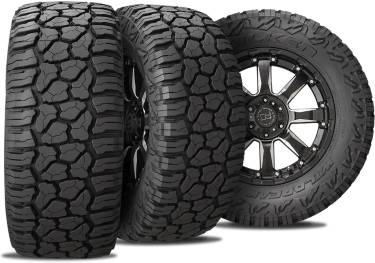 Falken Wildpeak RT01 tire with three view angles