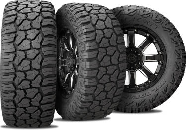 Falken Wildpeak RT01 tire with 3-view angles
