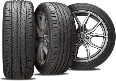Goodyear Eagle Touring tire with three view angles