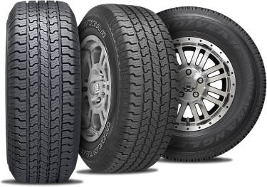 Goodyear Wrangler SRA with 3 view angles