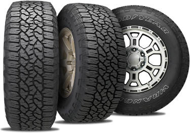 Goodyear Wrangler Trailrunner AT with 3 view angles