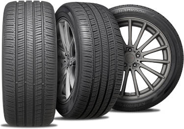 Hankook Kinergy GT H436 with 3 view angles