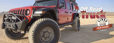an off-road vehicle pictured in the desert