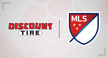 an image of the Discount Tire and Major League Soccer logos