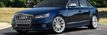 Audi A4 with silver TSW Sebring wheels