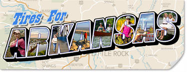 best tires for Arkansas, map of Arkansas