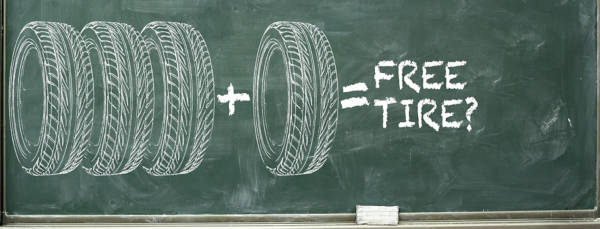 Buy 3 Get 1 Free Tire Deals - is it worth it?