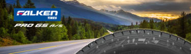 Falken Tire on a winding road