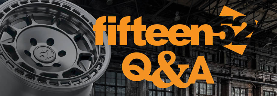 Fifteen52 Q&A with wheel and dark background