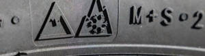 Ice Grip Symbol on a winter tire