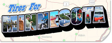 Best tires for Minnesota - Map of Minnesota