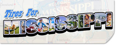Best Tires for Mississippi, map of Mississippi