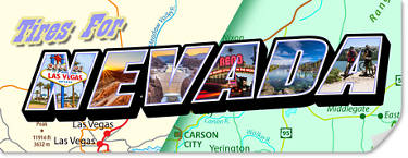 Best Tires for Nevada, map of Nevada