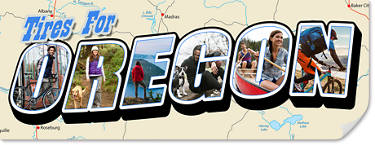 Best Tires for Oregon, map