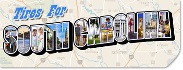 Best Tires for South Carolina, map