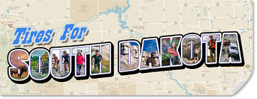 Best Tires for South Dakota, map
