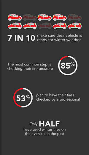 infographic about staying safe on the road during winter part 2