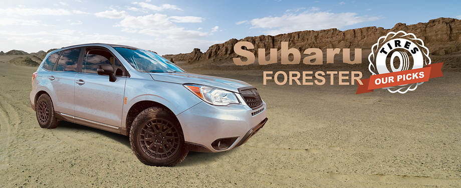 Gray Subaru Forester best tires