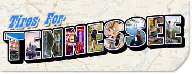 Map of Tennessee with roads and cities - best tires for Tennessee