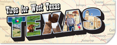 Best tires for western texas - map of west texas