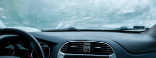 Fogged up windshield