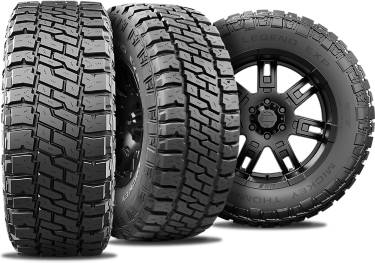 Mickey Thompson Baja Legend EXP tire with 3-view angles