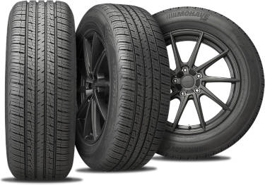 Mohave CUV tire with three view angles