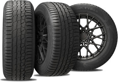 Nokian Encompass AW01 tire with three view angles