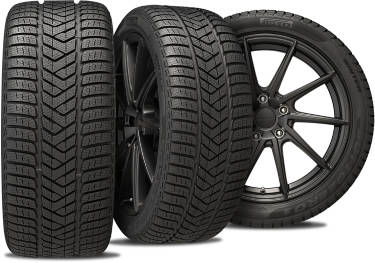 Pirelli Winter Sottozero 3 tire with three view angles