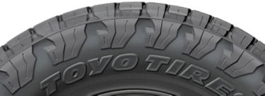 Toyo Open Country AT III tire sidewall design