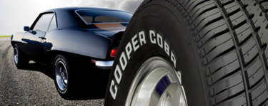 Cooper Cobra raised white letter tires