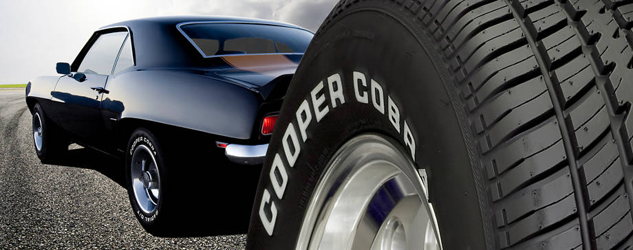 Cooper Cobra raised white letter tires
