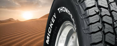 Mickey Thompson raised white lettering tires