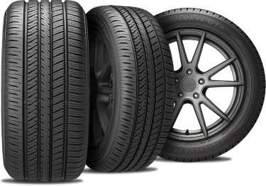 Yokohama YKGTX tire with three view angles